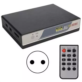 HDMI 4K Scaler Converter Box Поддержка PA NTSC SECAM Color Systems Выход 720P 1080P EU Plug