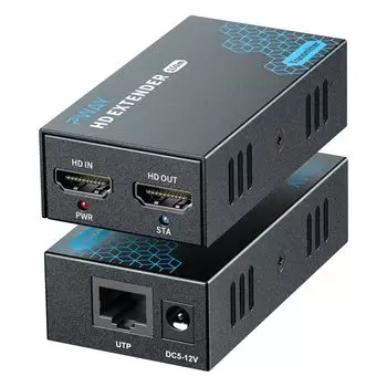 HDMI Extender Lan Local Loop Out HDMI Receiver Transmitter Дальность передачи 150 м Передача HDMI Lossless Синхронный выход Комната наблюдения