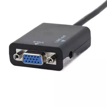 HDMI Female to Male VGA Адаптер Кабель HDMI to VGA Адаптер Компьютер Тот же Экран Дисплей белый