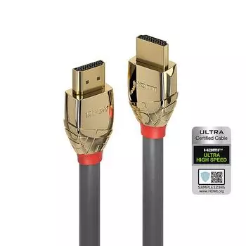 HDMI-кабель LINDY 37603 3 м Черный Серый