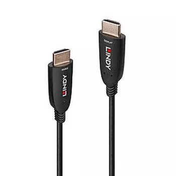 HDMI-кабель LINDY OPTIC HYBRID 10 м Черный