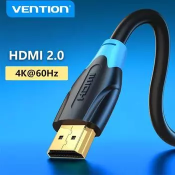 HDMI-кабель Vention, высокоскоростной 4K HDMI-HDMI, штекер для компьютера PS4 XBOX HDTV Project, 1 м, 2 м, 3 м, 5 м, кабель HDMI