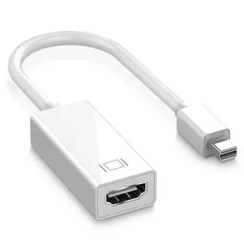 HDMI-совместимый кабель 4K Mini DP to HDAdapter 1080P Mini DP Male to HDMI-совместимый Female Для Apple MacBook Air Pro чёрный