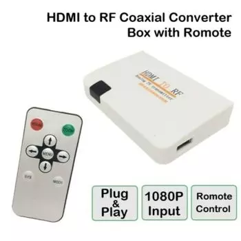 HDMI-совместимый коаксиальный конвертер с дистанционным управлением EU plug
