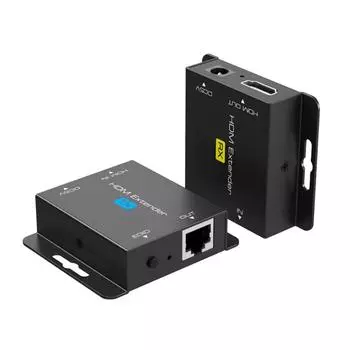 HDMI-совместимый удлинитель 60 метров RJ45 расширение сигнала RX+TX синхронизация- 1080P видео высокой четкости без задержки