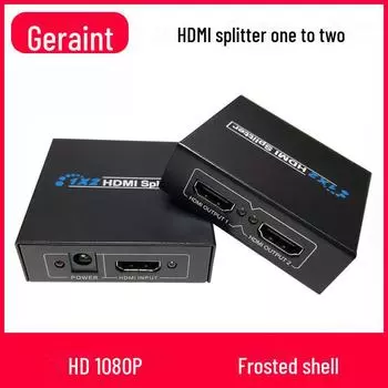 HDMI-сплиттер 1080P: 1 вход на 2 выхода 1080 USB power cable