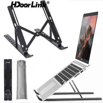 HdoorLink Портативная подставка для ноутбука, держатель для ноутбука, подставка для планшета, легкий регулируемый компьютер для Macbook Air Pro, аксессуары Xiaomi белый