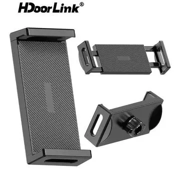 HdoorLink Универсальный Портативный Большой Держатель-Клип Мобильная Трансляция Фиксированная База Штатив Держатель Подставки Для Планшета Многофункциональный Растягивающийся Адаптер Пряжка Tablet Stand Clip чёрный