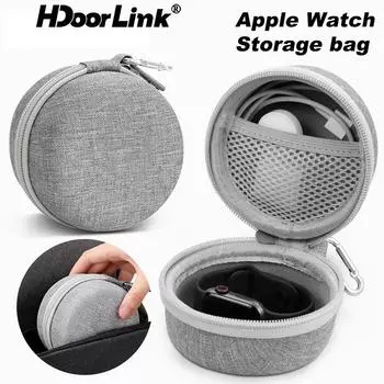 HdoorLink водонепроницаемый чехол для хранения для Apple Watch Series жесткий EVA портативный дорожный бокс наручные часы антипылезащитная сумка для переноски защитный чехол чёрный