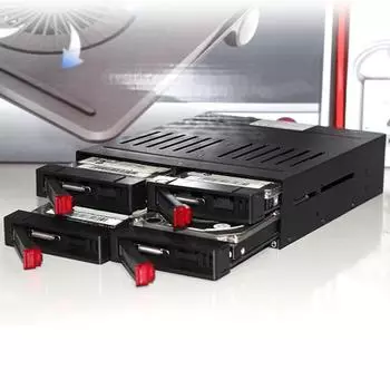 HE-2006 4x2,5-дюймовых слота SATA Внутренний корпус жесткого диска HDD SSD Корпус