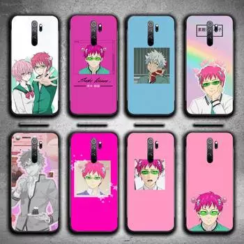 Чехол для телефона He Disastrous Life Of Saiki K для Xiaomi Redmi 8A 9 K30 Pro 9A Note 8T Note 8 9 Pro TPU Мягкий силиконовый черный чехол Redmi note 8T