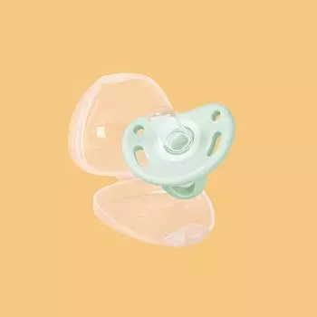 Head Baby Gift Silicone Cartoon Baby Pacifier Infant Sleep Nipple Soother Nipples With Storage Box