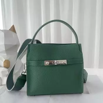 Head Layer Cowhide Новая модная и высококачественная кожаная женская сумка + широкая сумка на плечо, сумка через плечо, женская сумка 20x10x18cm аэро