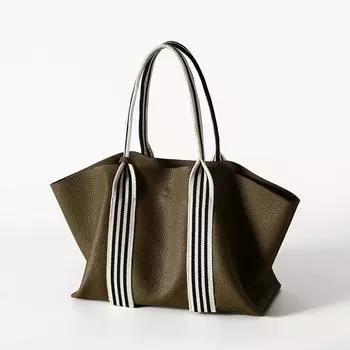 Большая сумка из коровьей кожи, новый нишевый дизайн, простая и модная сумка, повседневная сумка на плечо в стиле ретро большой вместимости