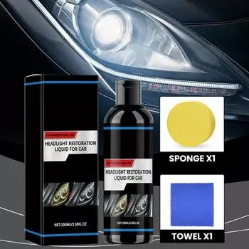 Head Light Cleaner Headlight Repair Polish Headlight Cleaner 100ml Headlight Polish For Instantly Remove Oxidation Dirt & Haze CHINA