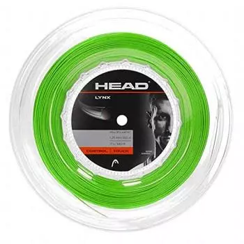 HEAD LYNX GREEN 200m Roll Gut Polyester Hard Tennis String Green 1.25mm [Item] зелёный