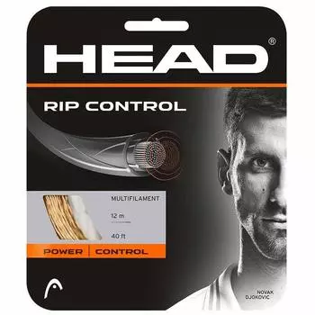 Head packaged RIP Control Rigid tennis string Multifilament gut 281099 Natural [Single product] (120/125/130) Gauge 1.30mm [Item]
