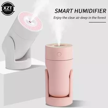 Head Shaking Mini Humidifier Colorful Night Lights Car Home Dual-use Fragrance Diffuser Relieve Fatigue for Home Office Yoga Gym белый