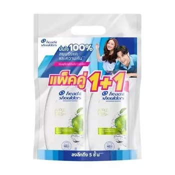 HEAD & SHOULDERS Apple Fresh Шампунь против перхоти 370 мл. х 2 шт. 370 ml. x 2 pcs