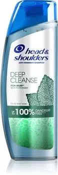 Head & Shoulders Шампунь против перхоти Deep Cleanse Itch Relief TU прозрачный