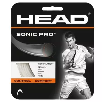 HEAD Sonic Pro Tennis String 281028 Set, 12m, White, белый