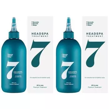 Head Spa 7 Blue Eye Black Hair Treatment, 300мл, 2 корейских ухода за волосами