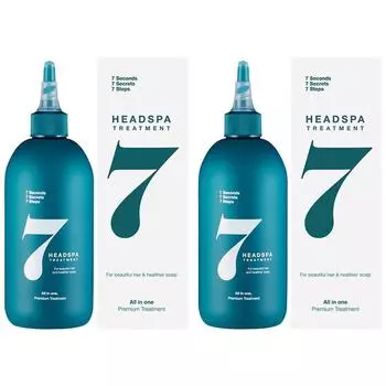 Head Spa 7 Blue Eye Black Hair Treatment, 300 мл, 2 шт.