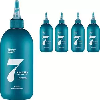 Head Spa 7 Blue Eye Black Hair Pack Treatment, 300ml, 5 pieces