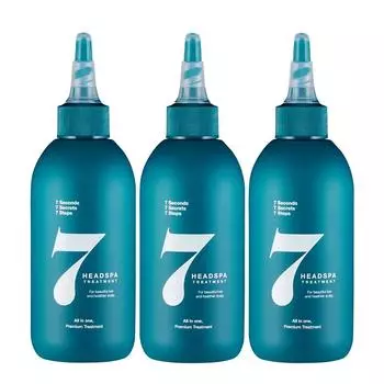 Head Spa 7 Blue Eye Black Hair Pack Treatment, 200 мл, 3 шт.