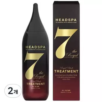 Head Spa 7 Royal Black Hair Treatment, 210 мл, 2 шт.