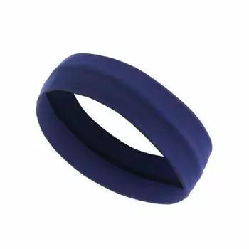 Headband Breathable Summer Hairband Yoga Hair Band Pure Color Headband Headband Non Slip Sweatbands Navy blue