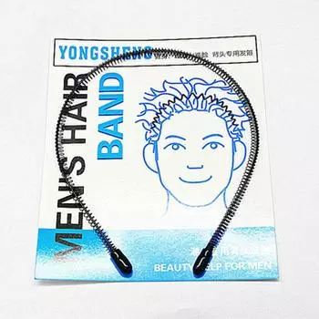 Headband Trendy Unisex Men Hair Hoop Washing Headdress Wave Shaped Hair Band Korean Style Headwear A