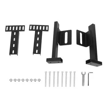 Headboard Brackets Adjustable Bed Headboard Brackets Kit with Footboard Extension Kit for Metal Bed чёрный