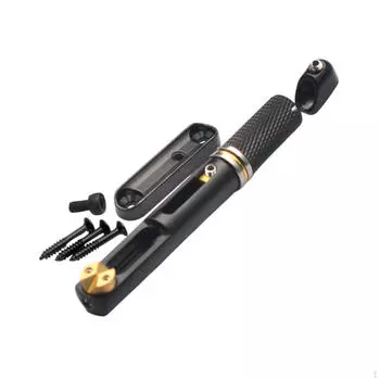 Headless Guitar Bridge Split Tailpiece Convenient Accessories for Folk чёрный