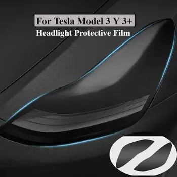 Защитная пленка для фар Tesla Model 3 Y Model 3 Highland 2024, задняя фара, центральная консоль, пленка для автомобильных аксессуаров