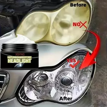 Headlight Repair Kit - Update Yellow Tone, Repair Scratches, Restore Brightness of Front and Rear Headlights, Car Light Repair 5G