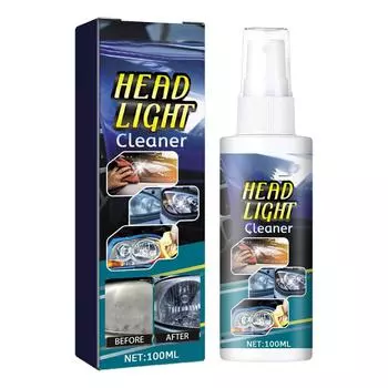 Headlight Restoration Spray Headlight Repair Polish Headlight Cleaner Spray 100ml Car Headlight Polishing Repair Fluid For Car CHINA