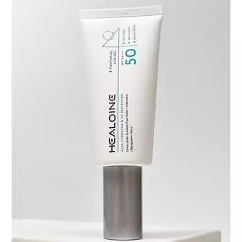 Headline Aqua Hydrating Sunscreen SPF50+ PA+++ 50 мл, легкий солнцезащитный крем, увлажняющий, корейская косметика, Kbeauty, образец