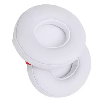 Headphone Ear Pad Professional Noise Isolation High Density Memory Foam Protein Leather Headphone белый