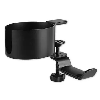 Подставка для наушников, подстаканник, регулируемая подставка для наушников, подвесной держатель для напитков (Аупул) чёрный