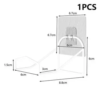 Headphone Holder Universal Wall Mount Stand Headset Display Rack Under Desk Hanger Hook Gamepad Hanger Holder Storage Bracket