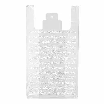 Heads Carrying Bag Plastic Bag French Frost Translucent W350 x D170 x H650mm LL Same design on both sides 100 pieces HEADS FR-LL