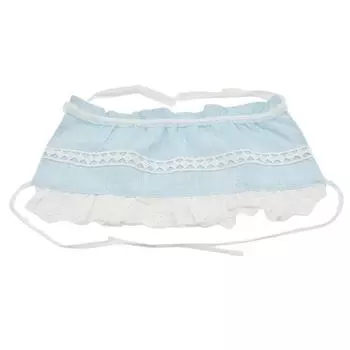 Headscarf Cotton Doll s Clothes Bow Skirt Plush Doll Clothes Children s Gift headscarf blue