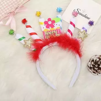 Headwear Headdress Kids Hair Accessories Birthday Hairband Korean Style Headband Women Hair Hoop