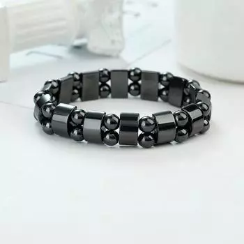 Health Magnet Anti-Radiation Anti-Fatigue Couple Bracelet Bracelet [Half Moon Arc]]