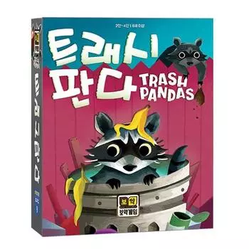 Healthy Game Trash Panda Board Game, popular Korean game