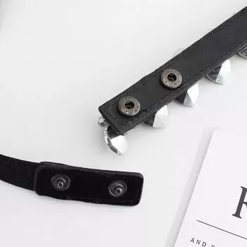 Heart All-match эластичные кушаки женские пояса на талию хрустальные эластичные пояса корсетные ремни белый