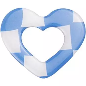 Heart check mirror smart talk, blue, 1 piece