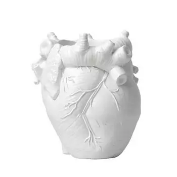 Heart Design Heart Art Pen Holder Vinyl Desktop Pencil Holder Office School