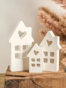 Heart House Concrete Silicone Mold DIY Handmade Candle Making Supplies Гипсовые дома Литейные формы Инструменты для поделок из смолы Домашний декор